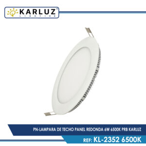 Lampara De Techo Panel Redonda 6w 6500k Prb